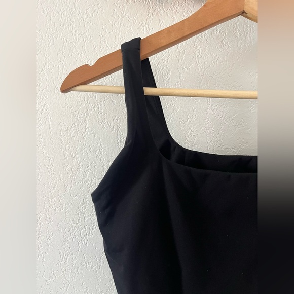 Womens FLX Affirmation Square Neck Tank Top Medium Black - Picture 3 of 5